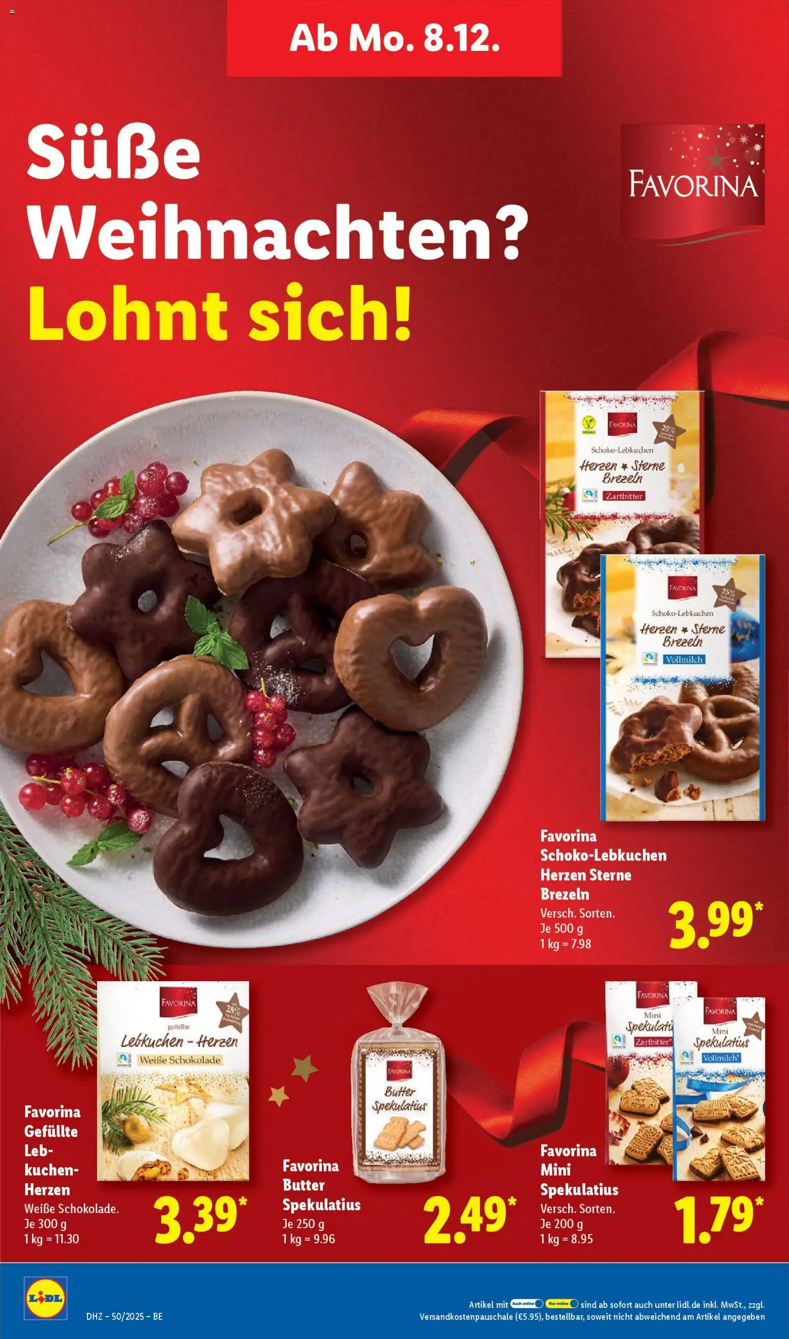 Lidl Prospekt Zossen – gültig ab 08.12.2025 | Seite: 32 | Produkte: Butter, Schokolade, Kuchen