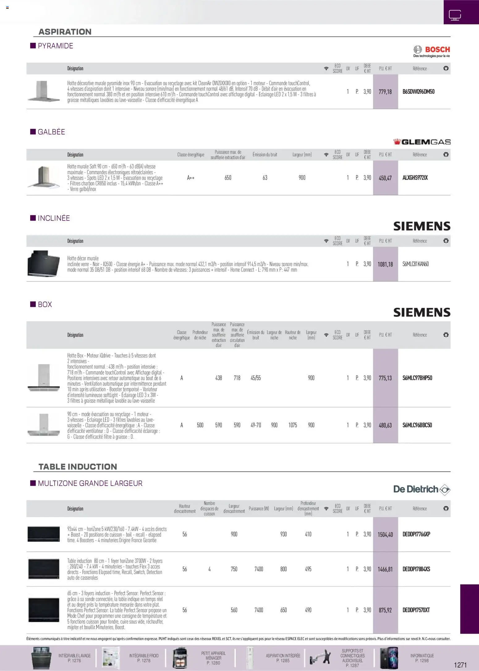 {H1} | Page: 30 | Produits: Filtre, Casseroles, Ventilateur, Table