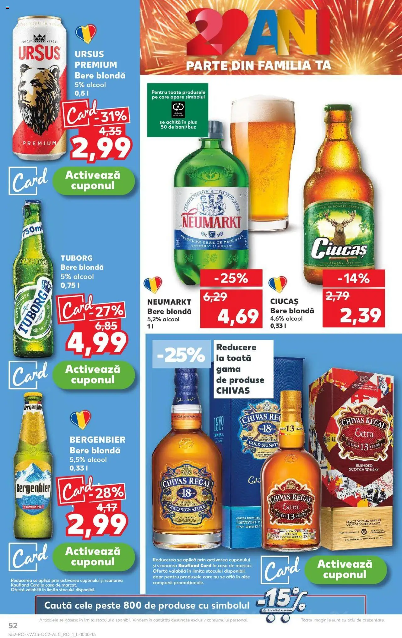 Catalog Kaufland - Alexandria – valabil de la 13.08.2025 | Pagină: 52 | Produse: Bere, Pește, Plastik Kulübe