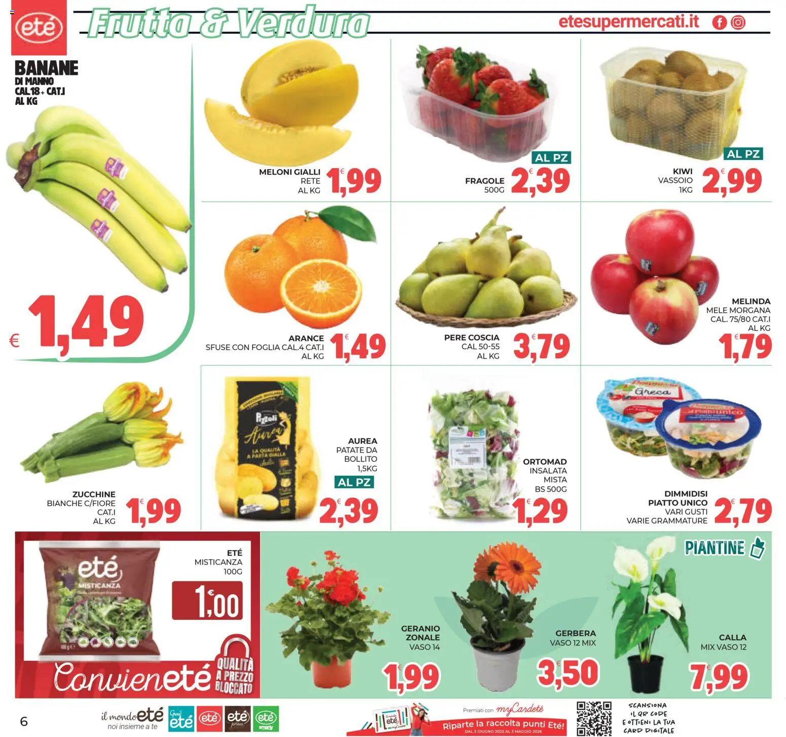 Volantino Eté del 07.04.2026 | Pagina: 6 | Prodotti: Tè, Fragole, Piatto, Vassoio