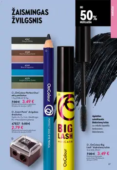 Oriflame leidinys galioja nuo 19.11.2025 | Puslapis: 87 | Prekių: Drožtukas, Makiažas, Tušas