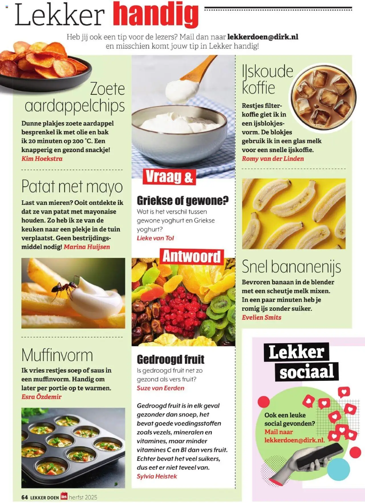 {H1} | Pagina: 64 | Producten: Aardappel, Melk, Zoete Aardappel, Yoghurt