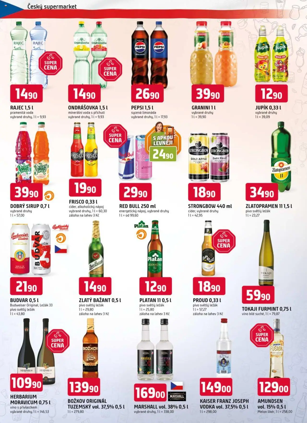 Trefa leták od 11.06.2025 | Strana: 10 | Produkty: Pepsi, Zlatý Bažant, Sirup, Energy drink