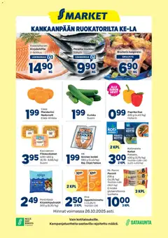 S-market-mainoslehti voimassa 22.10.2025 alkaen