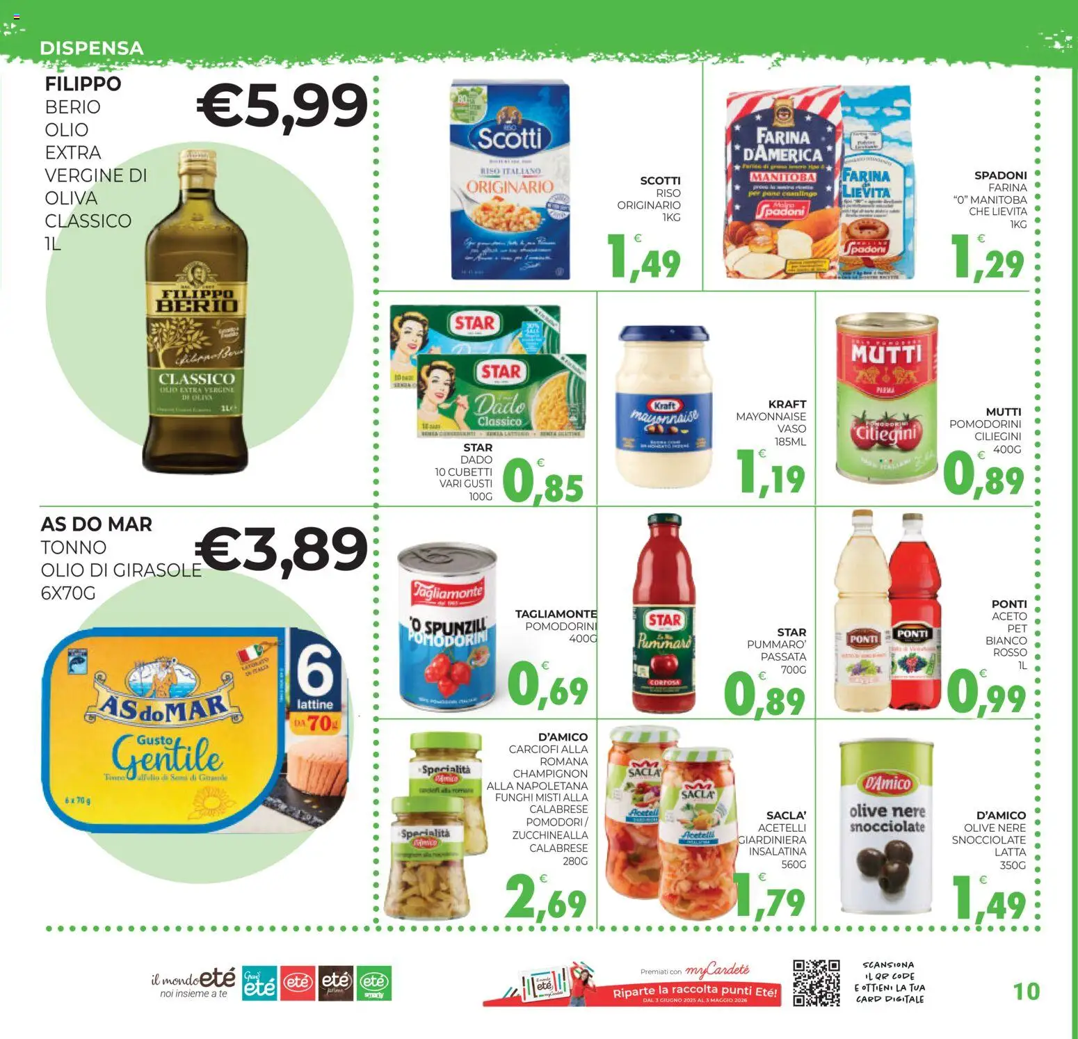 Volantino Eté del 27.02.2026 | Pagina: 10 | Prodotti: Riso, Funghi, Mutti, Olio di girasole