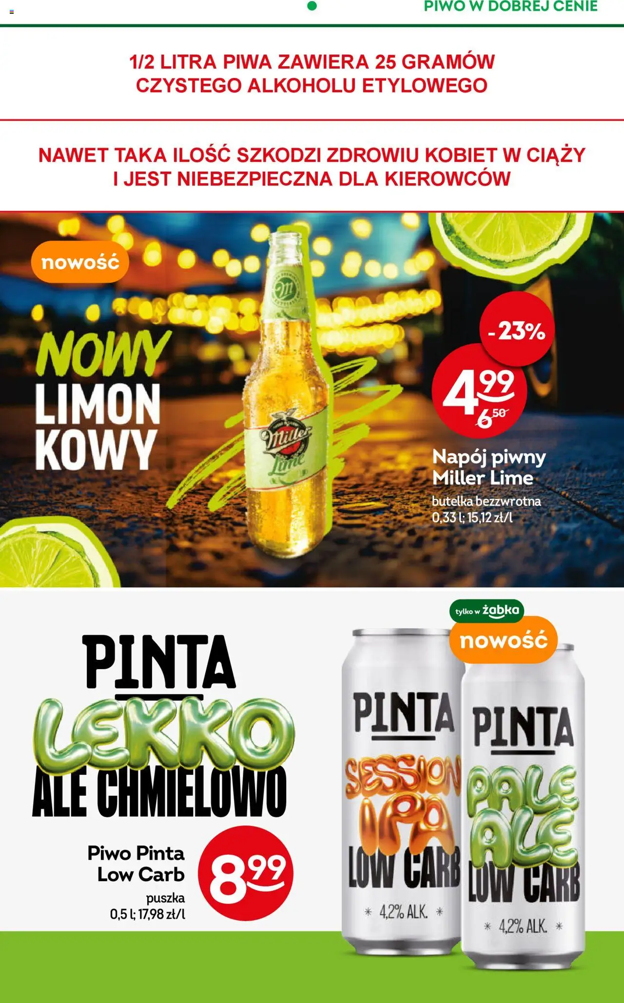 Żabka Gazetka od 04.06.2025 | Strona: 29 | Produkty: Piwo