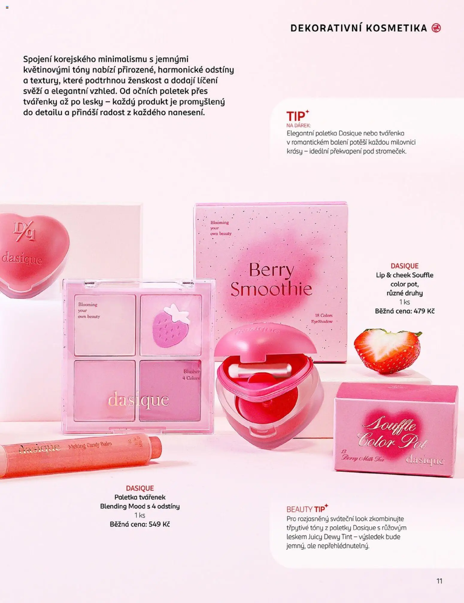 Rossmann magazín od 19.11.2025 | Strana: 11 | Produkty: Smoothie, Tvářenka