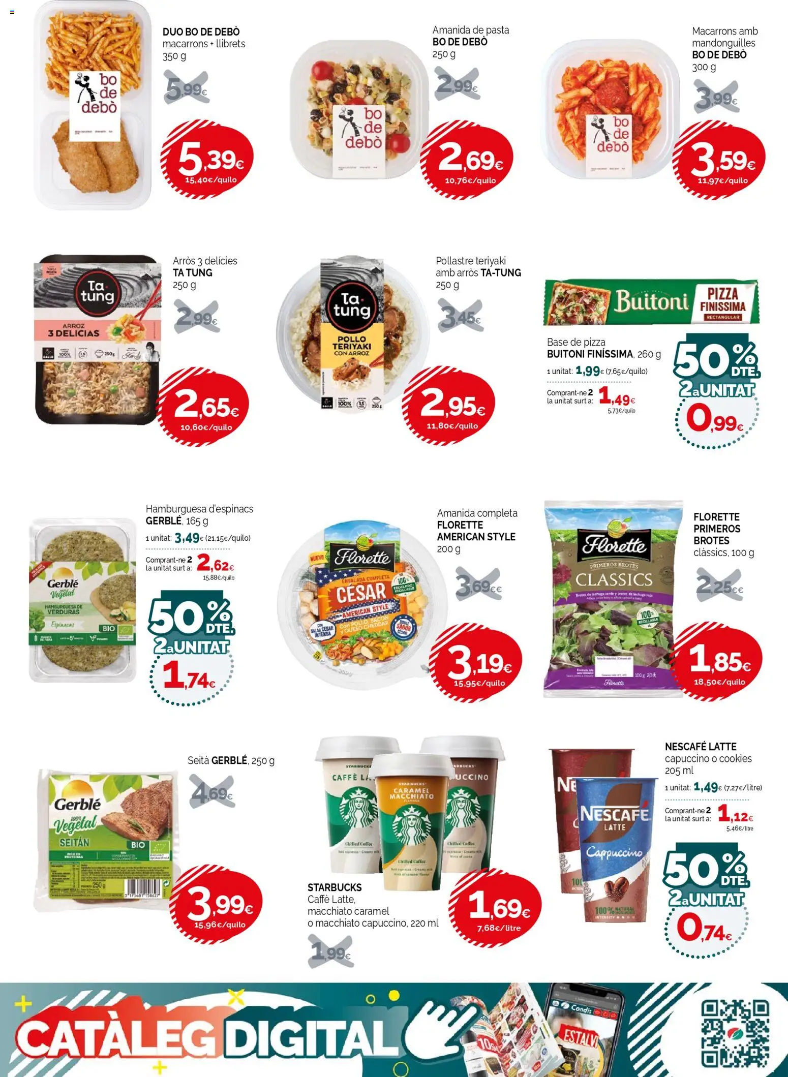 Condis folleto life │ válido desde el 22.04.2026 | Página: 6 | Productos: Queso, Pizza, Arroz, Ensalada