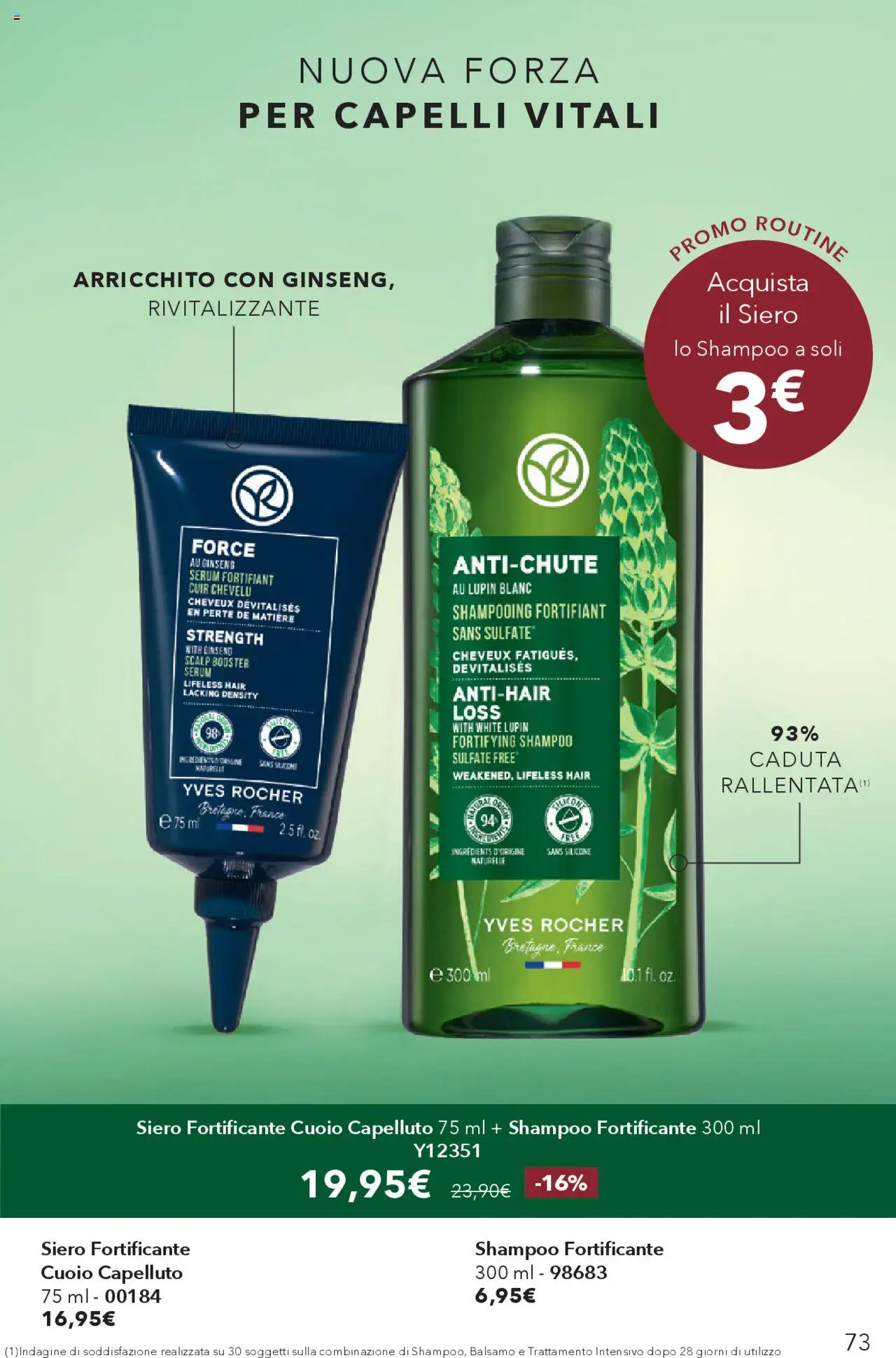 Volantino Yves Rocher del 17.10.2025 | Pagina: 73 | Prodotti: Shampoo, Silicone