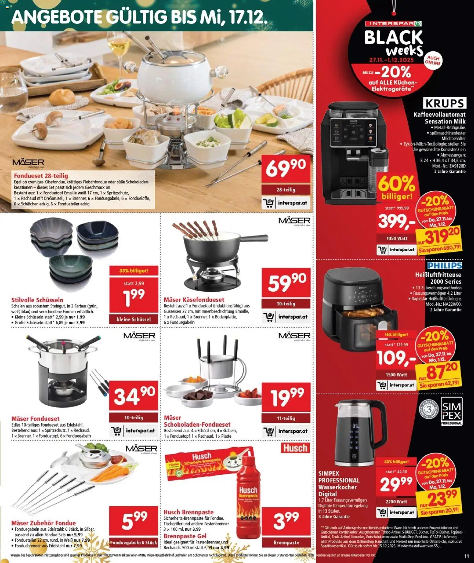 Interspar Flugblatt - Burgenland gültig ab 27.11.2025 | Seite: 12 | Produkte: Wasserkocher