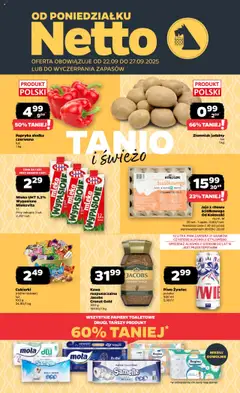 Pogląd oferty "Netto gazetka - Spożywcza" - ważna od 22.09.2025
