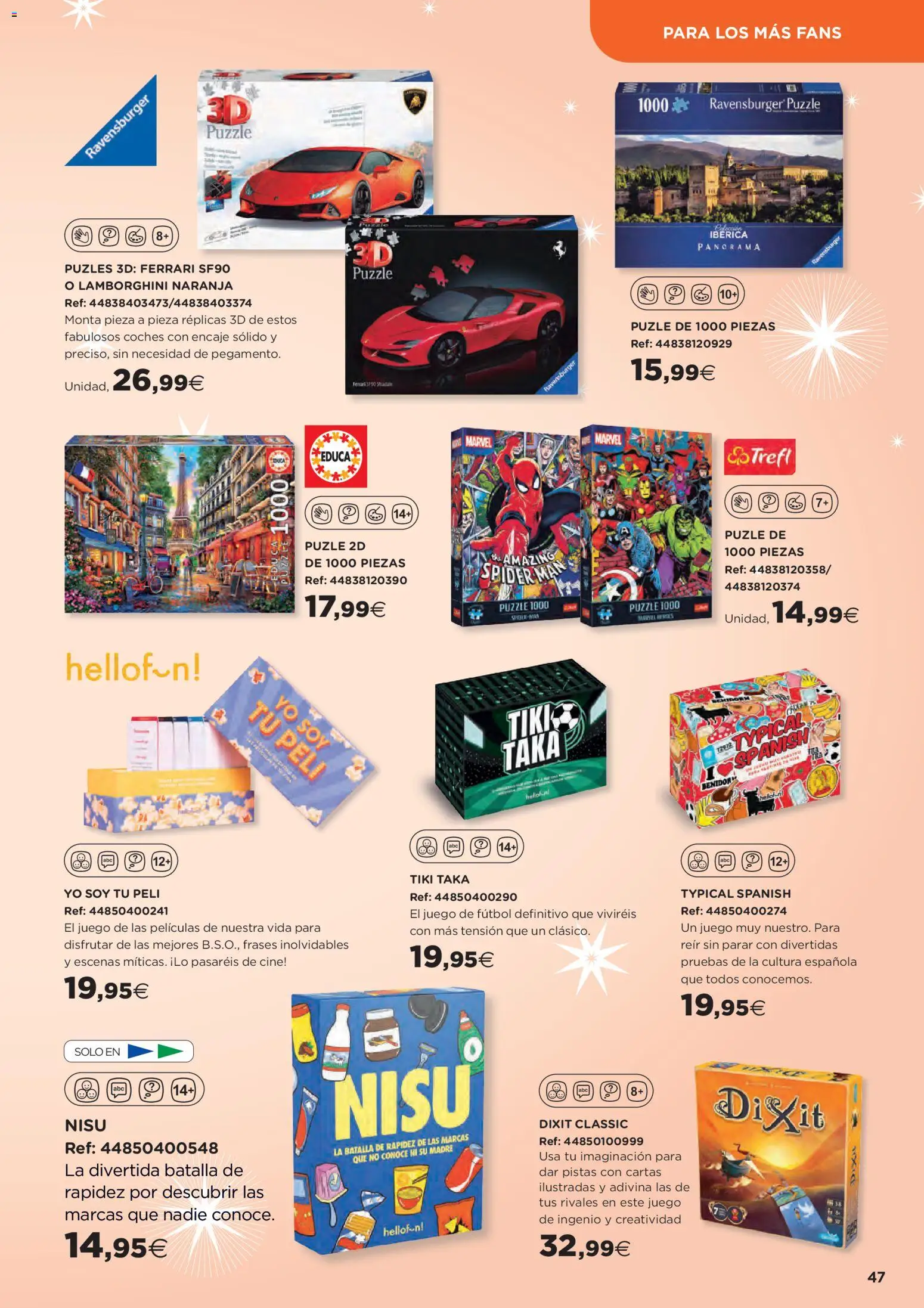 Hipercor catálogo │ válido desde el 31.10.2025 | Página: 47