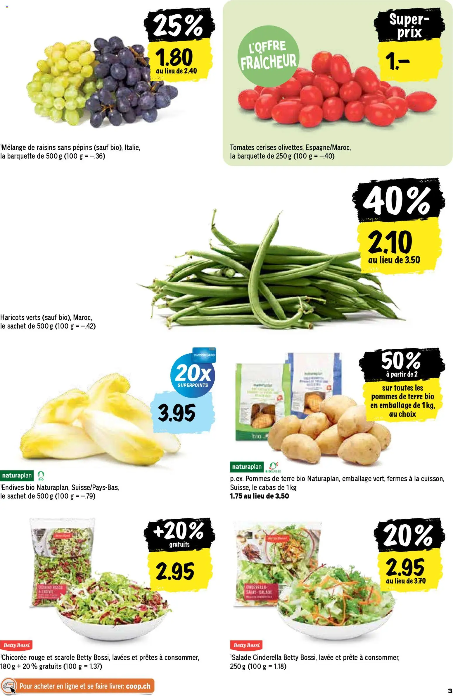 Coop - Les actions de la semaine – gültig ab 27.11.2025 | Seite: 3 | Produkte: Rouge