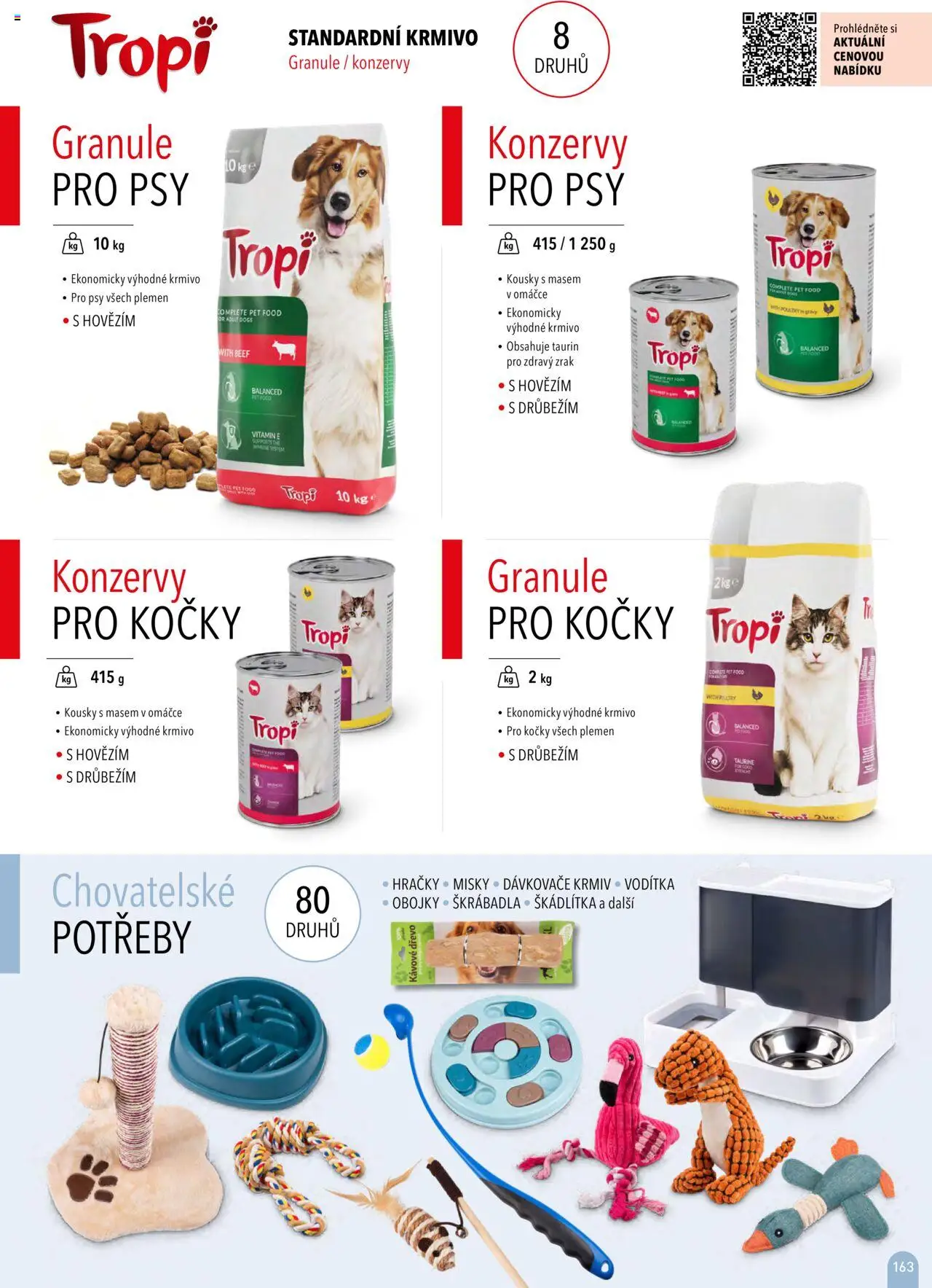 Mountfield katalog 2025 od 16.04.2025 | Strana: 163 | Produkty: Granule, Granule pro kočky, Hračky, Konzervy pro psy