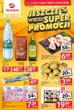 Pogląd oferty "Selgros cash&carry gazetka - Jeszcze więcej super promocji" - ważna od 16.04.2026