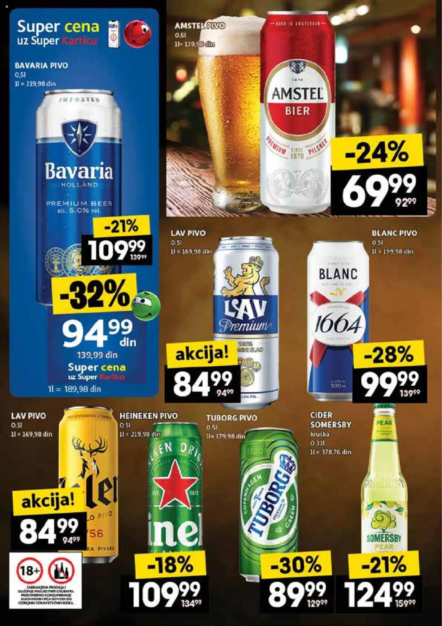 Idea katalog - važi od 15.01.2026 | Strana: 26 | Proizvode: Heineken, Tuborg, Somersby, Pivo