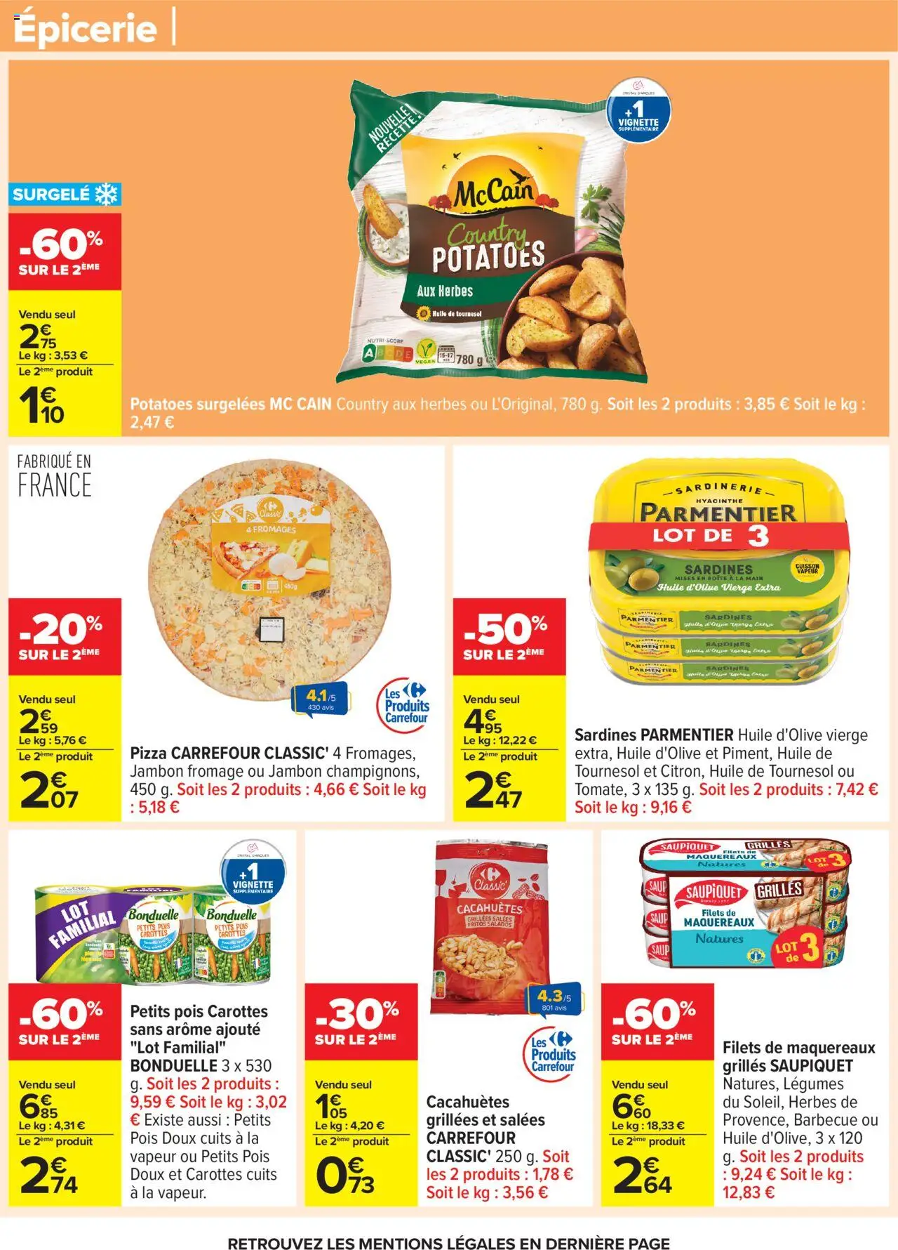  | Page: 34 | Produits: Huile d'olive vierge, Pois, Huile, Pizza