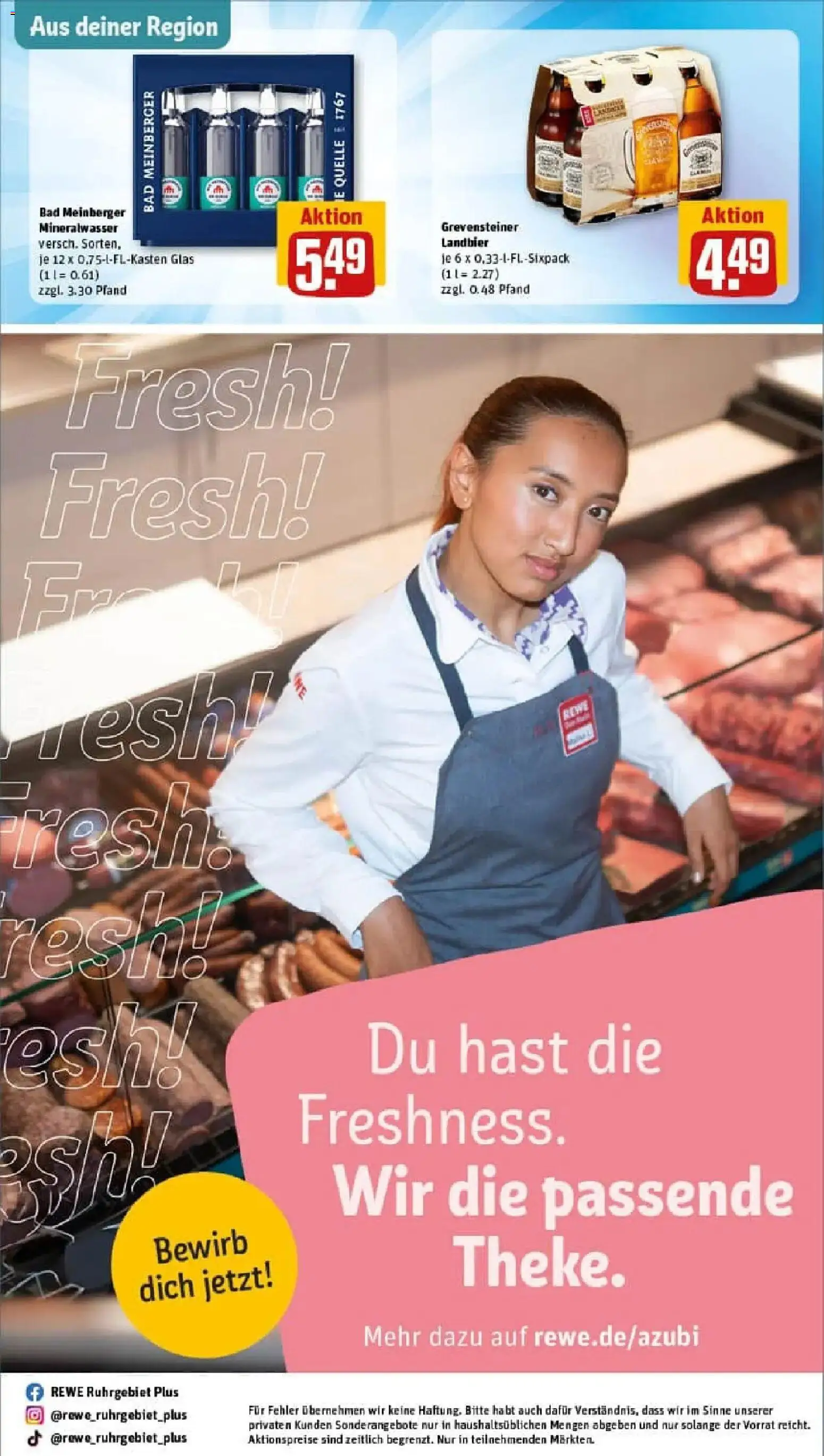 Rewe prospekt Rhede	 – gültig ab 26.01.2026 | Seite: 28 | Produkte: Bad, Mineralwasser