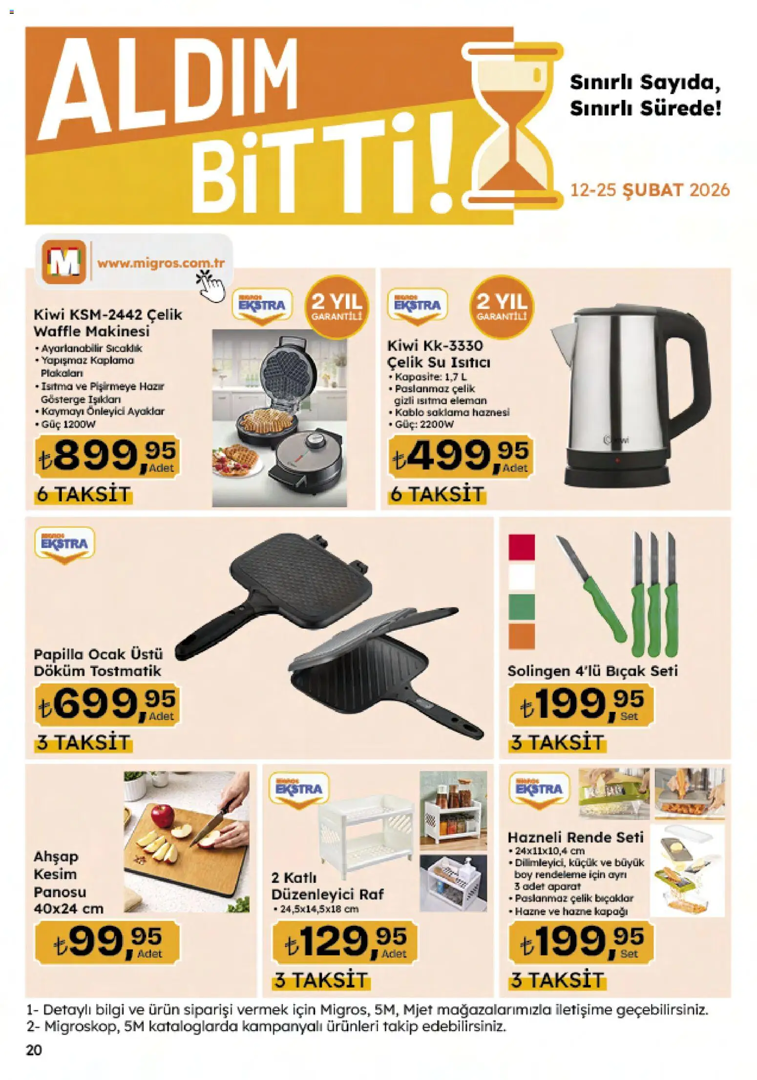 Migros Katalog - Migroskop - 12.02.2026 tarihinden itibaren geçerlidir | Sayfa: 118 | Ürünler: Raf, Rende, Su, Ocak