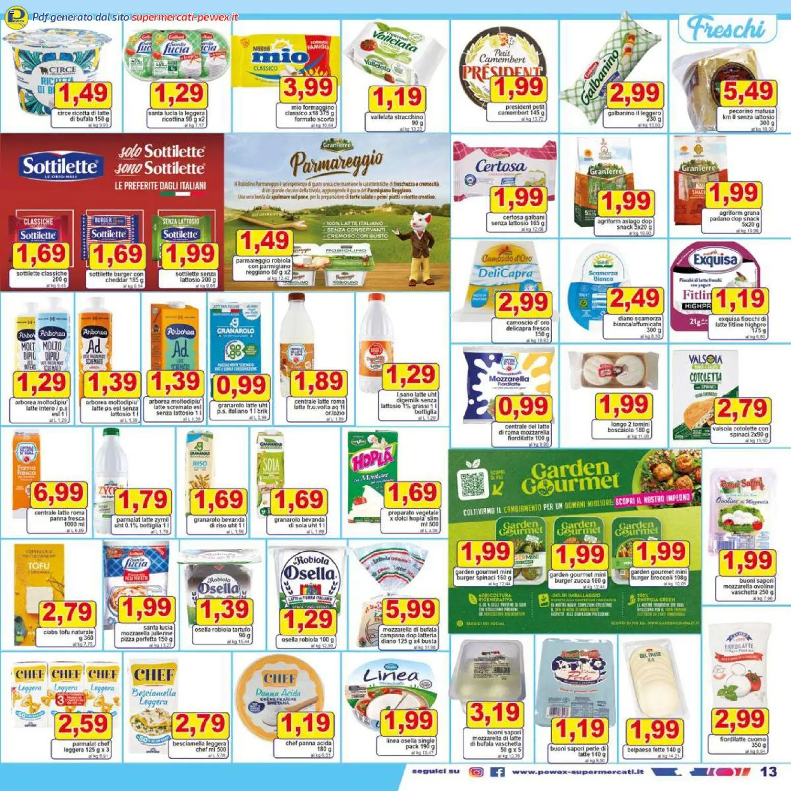 Volantino Pewex del 27.12.2025 | Pagina: 13 | Prodotti: Panna acida, Panna, Bevanda di riso, Bevanda di soia