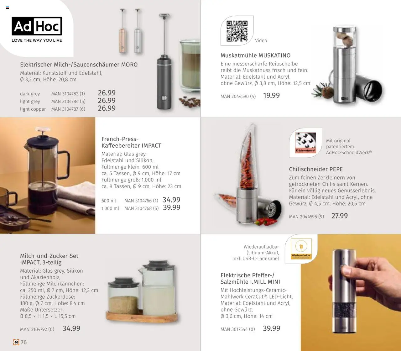 Müller Haushaltskatalog – gültig ab 03.10.2025 | Seite: 76 | Produkte: Video