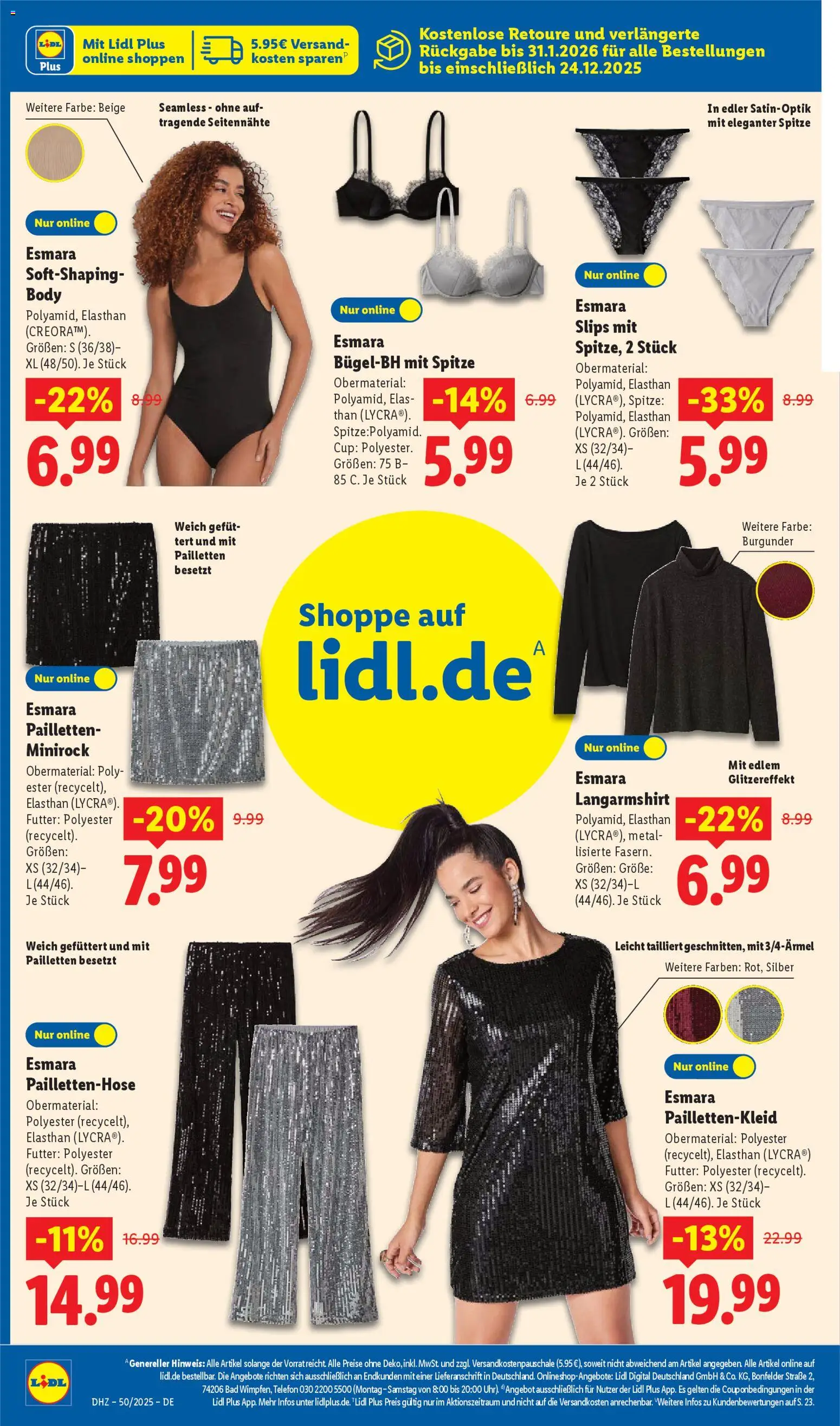 Lidl Prospekt Zossen – gültig ab 08.12.2025 | Seite: 56 | Produkte: Langarmshirt, Bad, Telefon