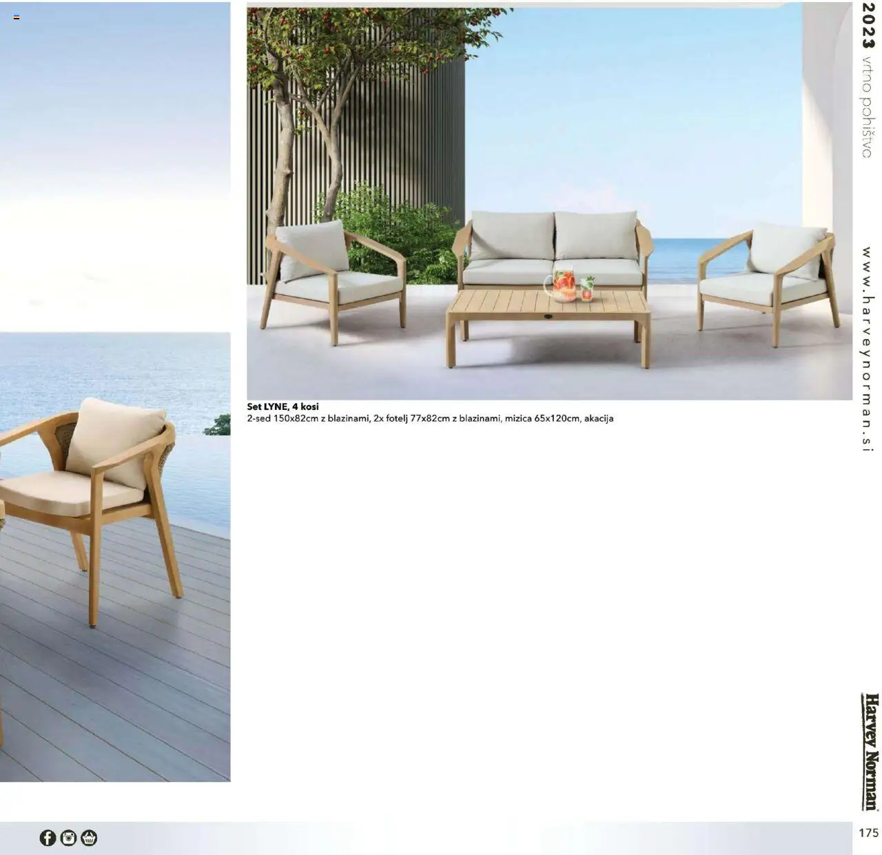 Harvey Norman - Katalog - Vrtno pohištvo │ velja od 01.03.2023 | Stran: 175