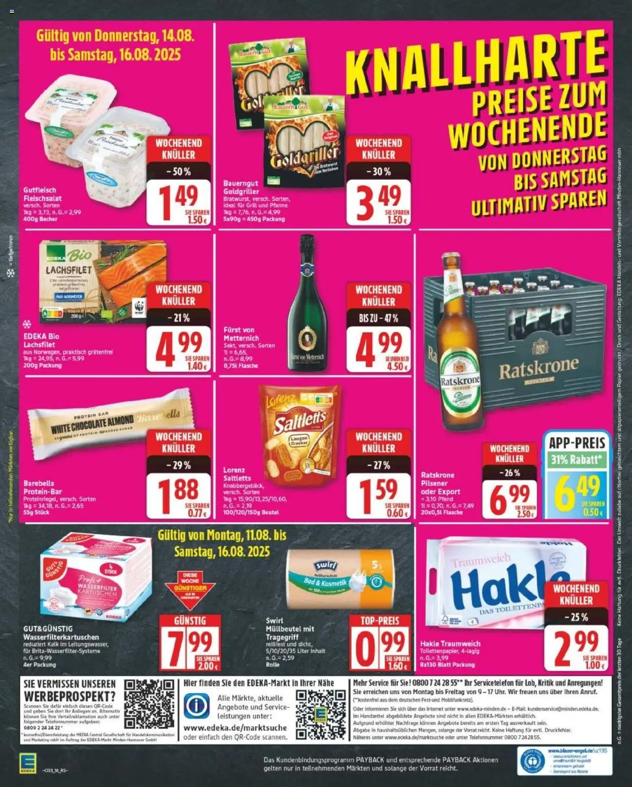 Edeka Prospekt 	 - gültig ab dem 11.08.2025 | Seite: 16