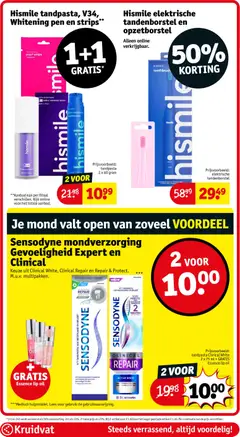 Kruidvat folder week 11 - Voorbeeld van een folder van Kruidvat, geldig van 10.03.2026 | Pagina: 47 | Producten: Pen, Kan, Elektrische tandenborstel, Mondverzorging