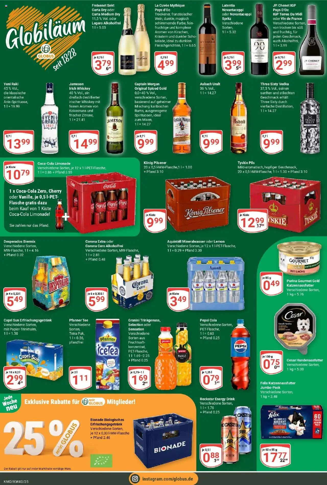 Globus prospekt Köln	 – gültig ab 28.09.2025 | Seite: 3 | Produkte: Tyskie, Konig pilsener, Purina gourmet gold, Fruchtsaft