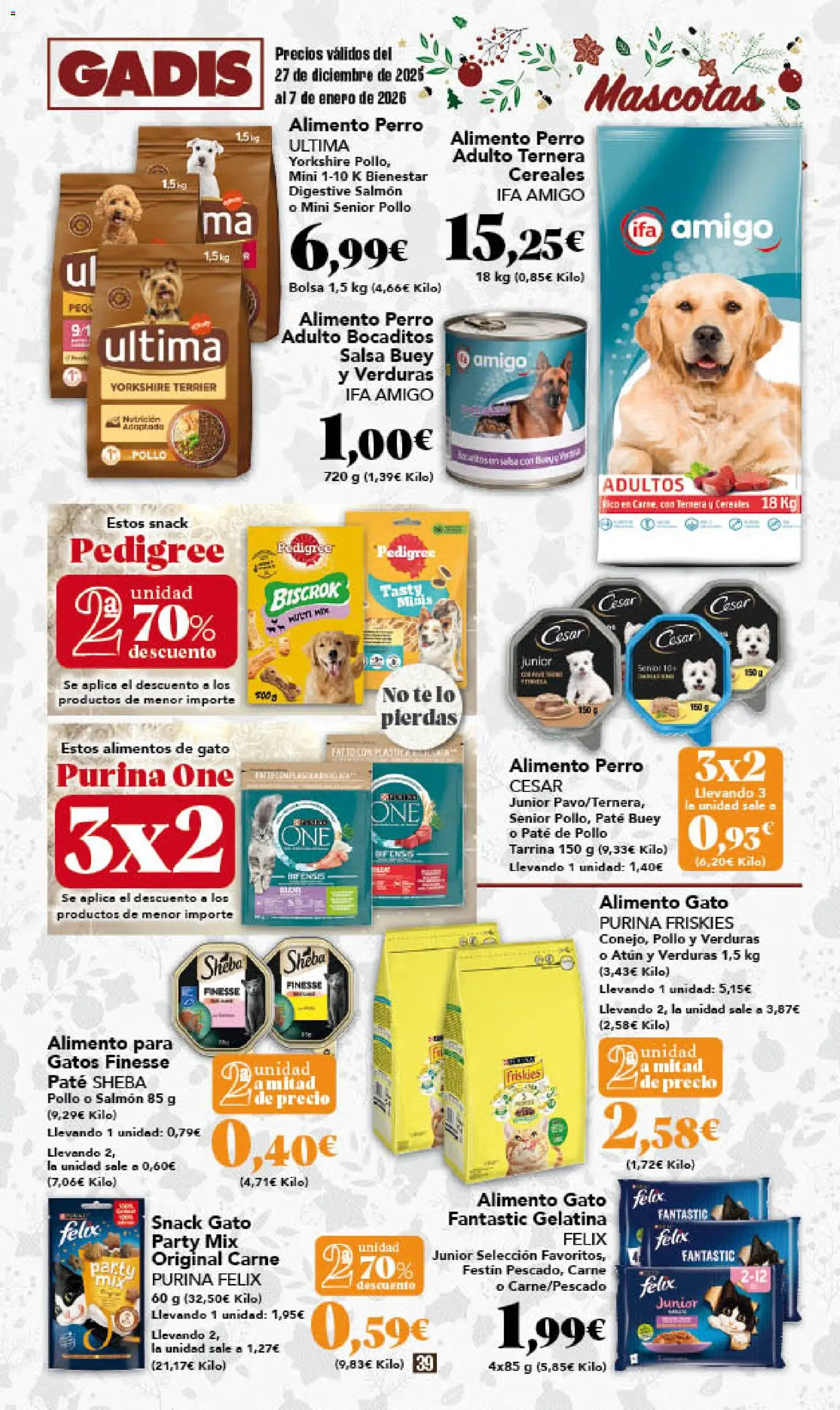 Gadis - folleto │ válido desde el 27.12.2025 | Página: 39 | Productos: Gelatina, Cereales, Bolsa, Κούβα