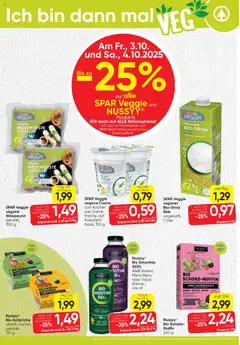 Spar Flugblatt ab 02.10.2025 gültig | Seite: 2 | Produkte: Karotte, Gemüse, Zitrone, Reis