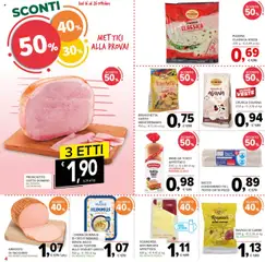 Anteprima del volantino Volantino Todis	 valido a partire dal 16.10.2025 | Pagina: 4 | Prodotti: Tacchino, Pasta, Piadina, Forno