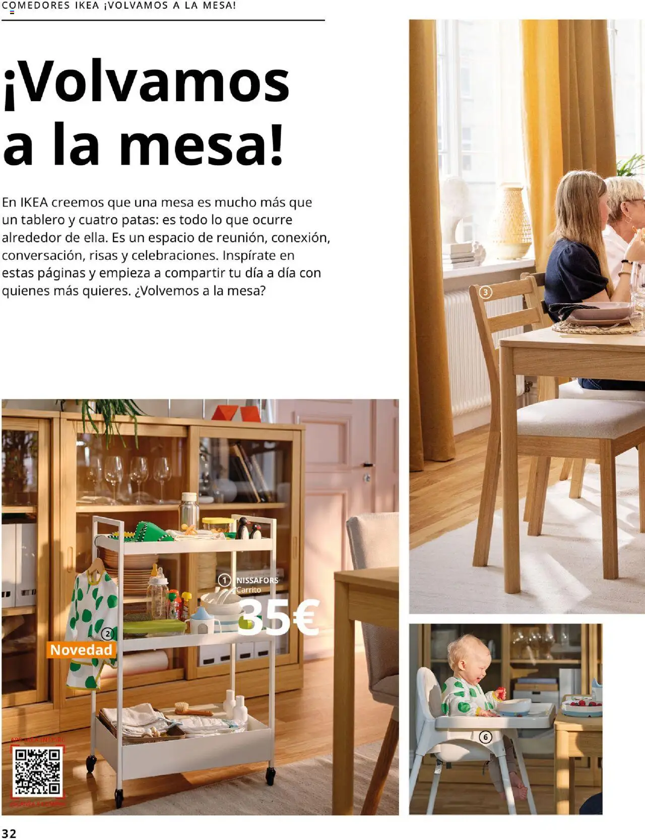 Catálogo IKEA La vida comienza en la cocina │ válido desde el 18.09.2025 | Página: 32 | Productos: Mesa