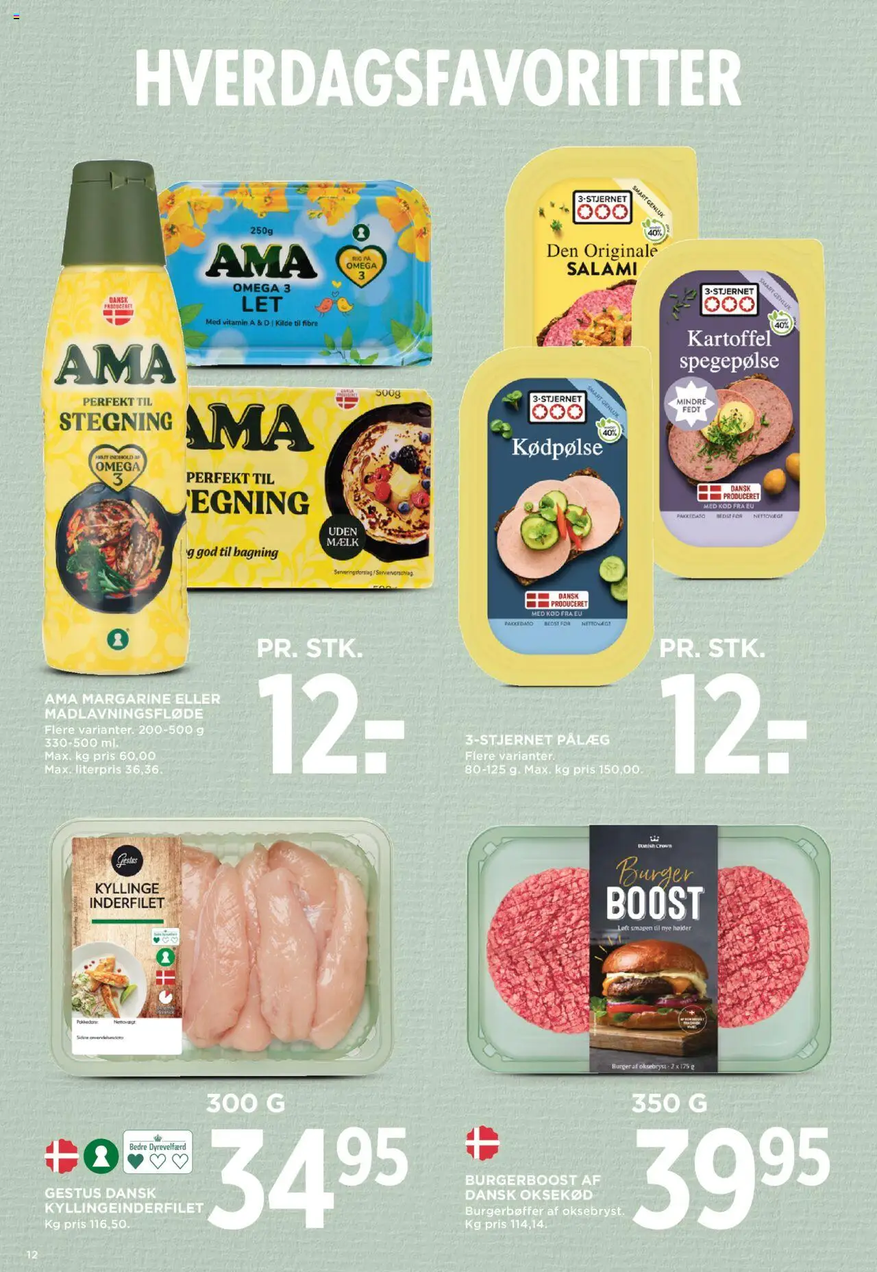 Meny tilbudsavis – gyldig fra 10.10.2025 | Side: 20 | Produkter: Mælk, Salami, Pålæg, Margarine