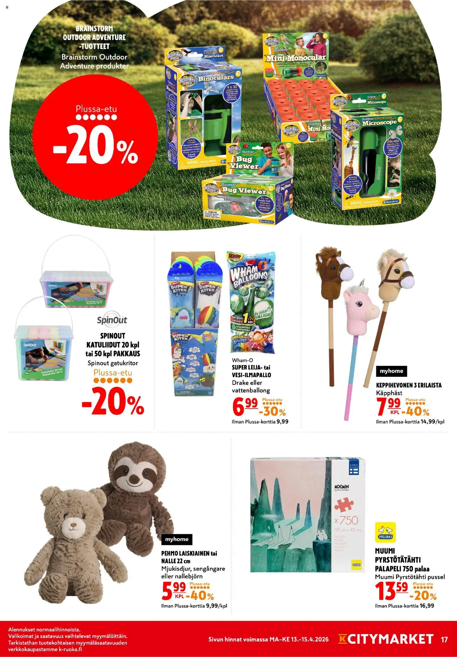 K-Citymarket tarjoukset – voimassa 13.04.2026 alkaen | Sivu: 17