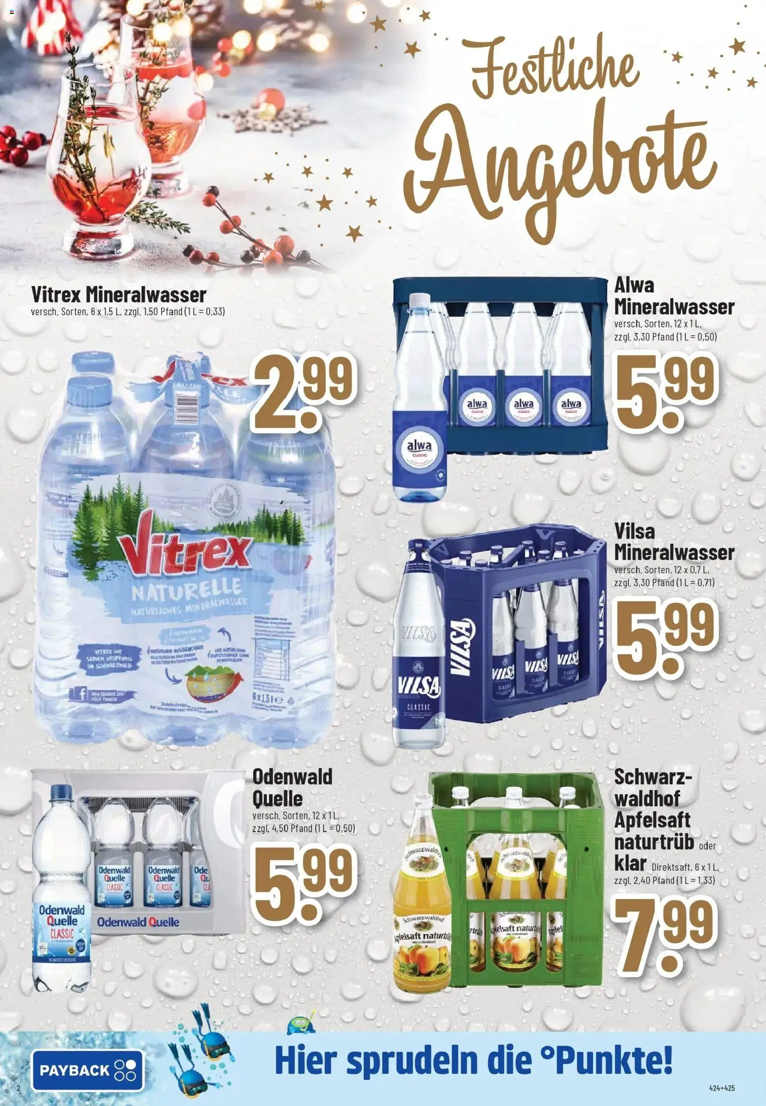 Trinkgut - trinkgut: Wochenangebote – gültig ab 01.12.2025 | Seite: 2 | Produkte: Apfelsaft, Mineralwasser