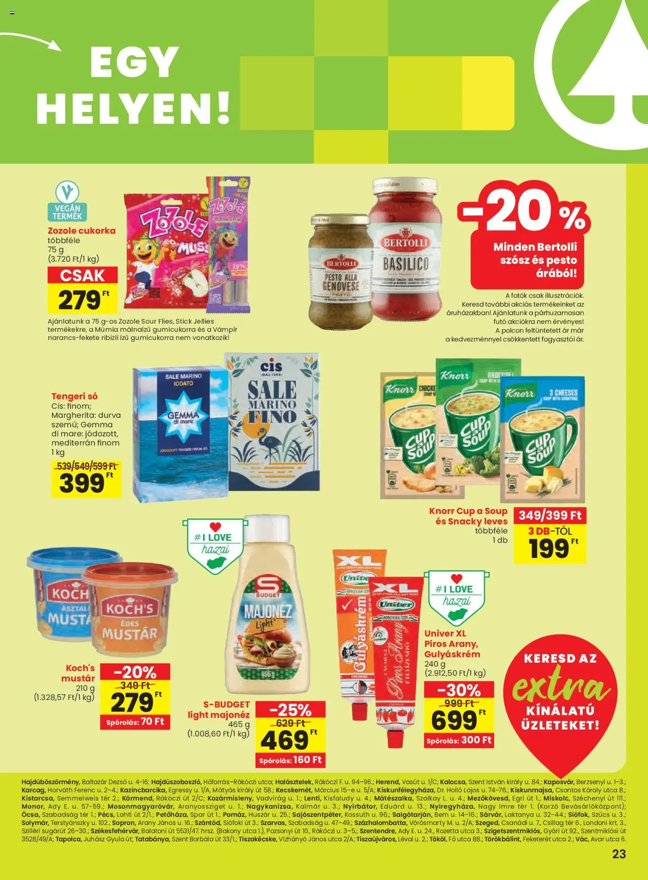 Spar akciós ujság - amely érvényes a következő dátumtól: 24.10.2025 | Oldal: 4 | Termékek: Pesto, Gulyáskrém, Mustár, Szósz