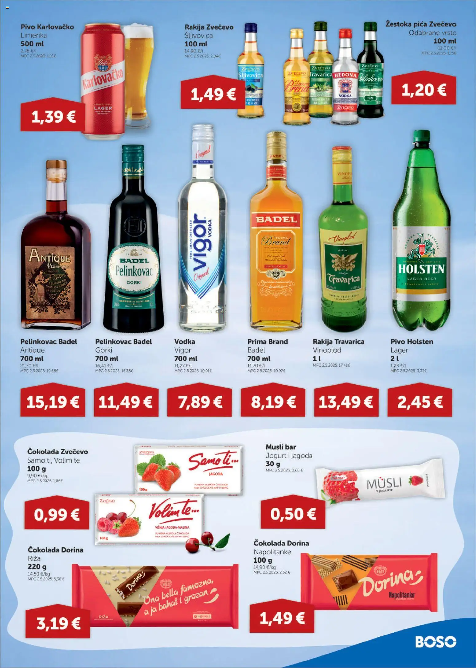 Boso katalog | vrijedi od 26.02.2026 | Stranica: 11 | Proizvodi: Karlovačko, Vino, Riža, Musli