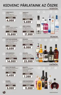 Interspar akciós ujság - amely érvényes a következő dátumtól: 04.09.2025 | Oldal: 22 | Termékek: Krémlikőr, Captain morgan, Vodka, Mangó