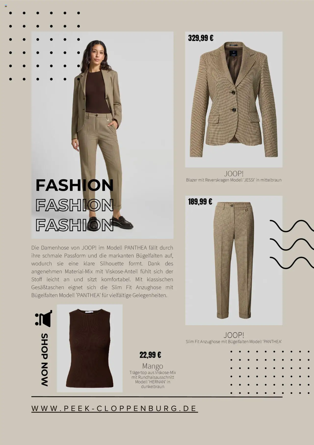 Peek & Cloppenburg Prospekt 	 – gültig ab 09.09.2025 | Seite: 4 | Produkte: Blazer, Anzughose, Mango