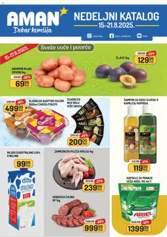 Aman nedeljni katalog - pregled Aman kataloga - važi od 15.08.2025