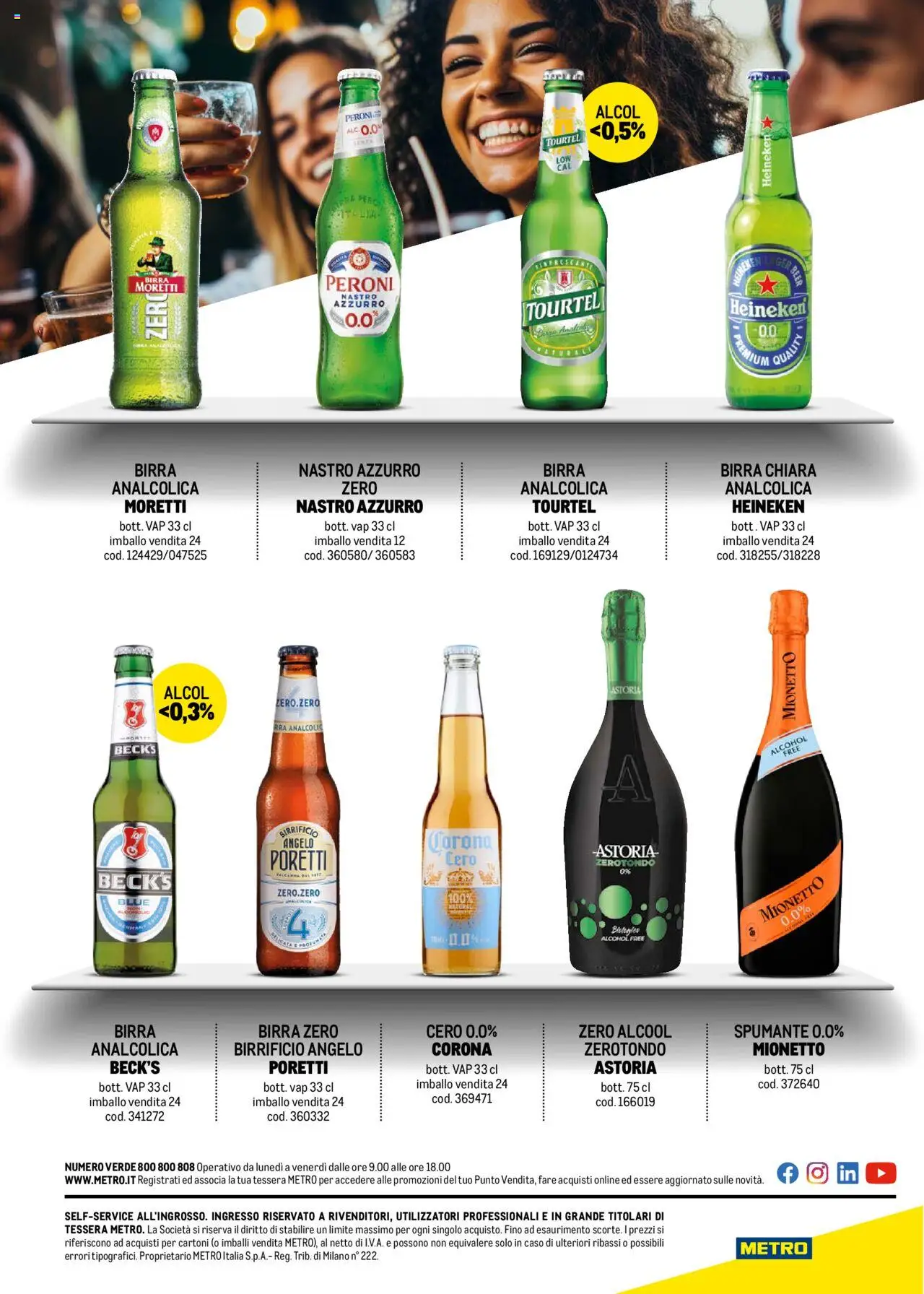 Volantino Metro del 25.02.2025 | Pagina: 2 | Prodotti: Birra, Spumante, Metro, Heineken