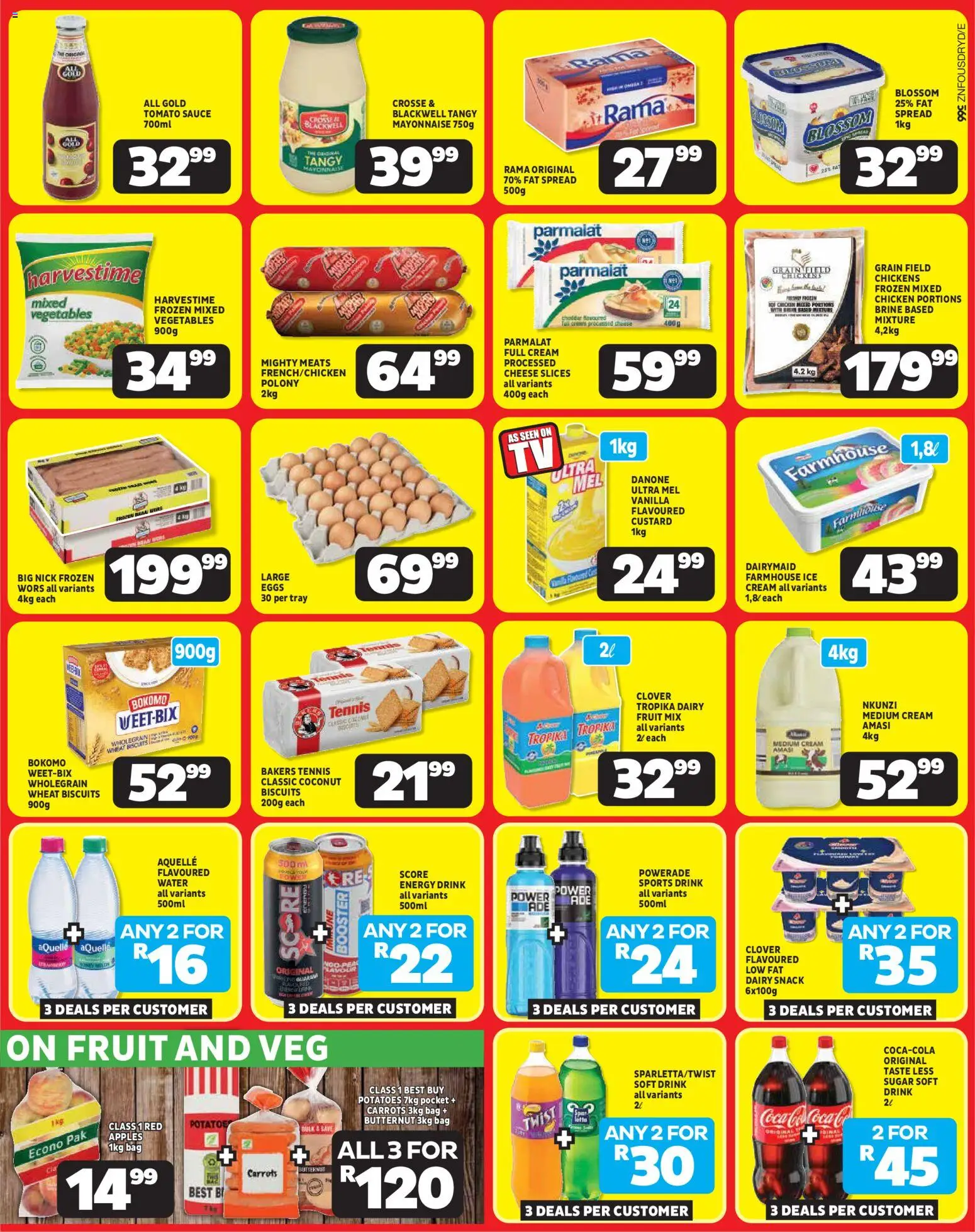 New Usave catalogue – valid from 23.03.2026 | Page: 3 | Products: Bag, Cheese, Cream, Water