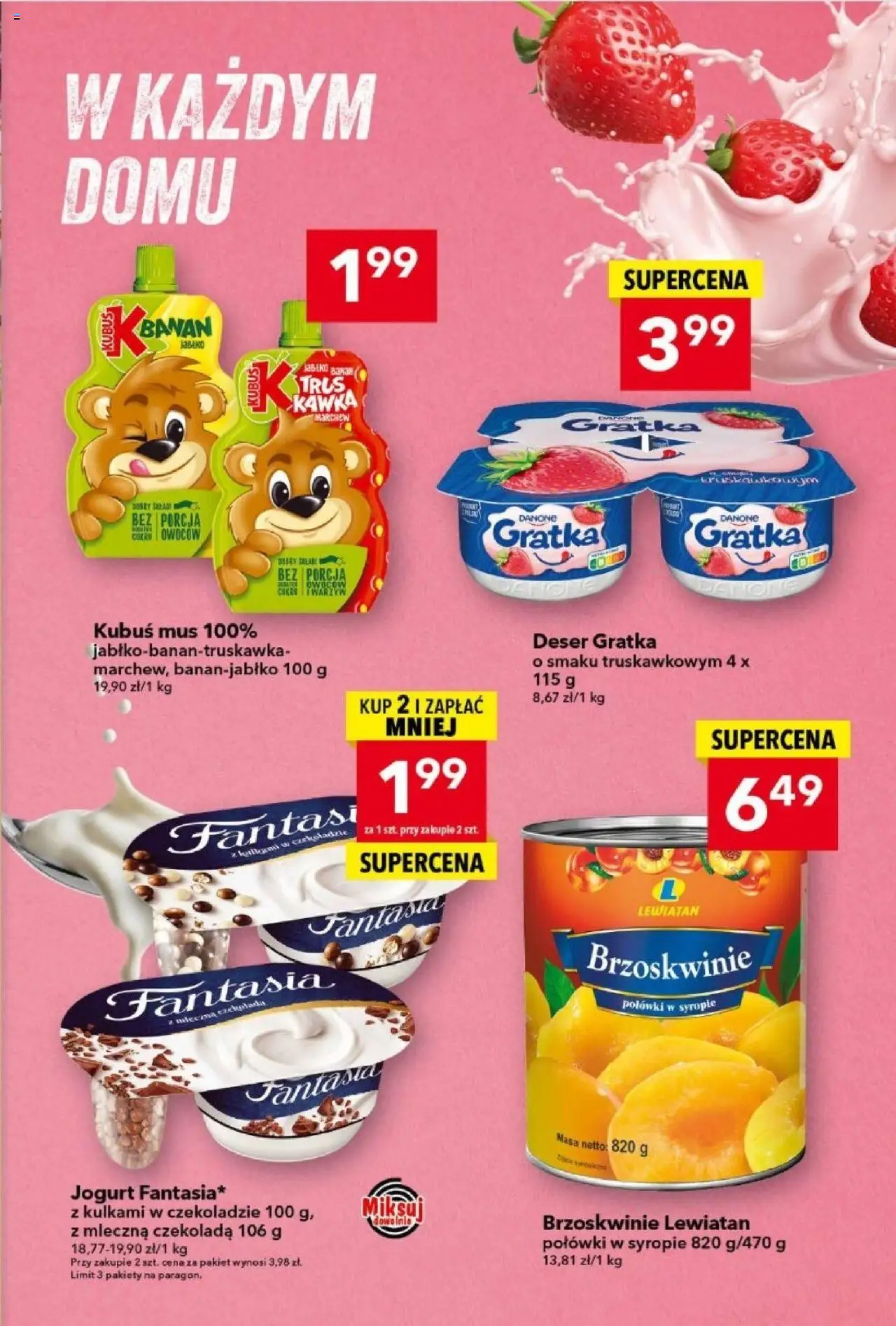 Lewiatan gazetka od 23.10.2025 | Strona: 7 | Produkty: Jogurt, Czekolada, Brzoskwinie