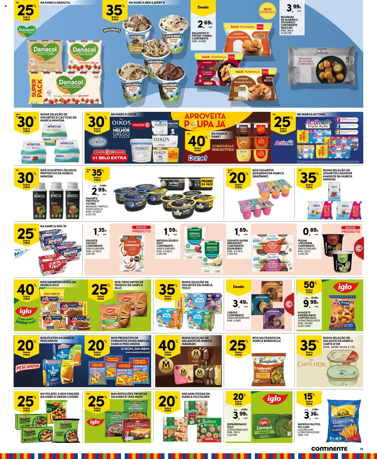 Continente - Madeira │ válido de 02.12.2025 | Página: 11 | Produtos: Aveia, Capitão iglo, Camarão, Iogurte