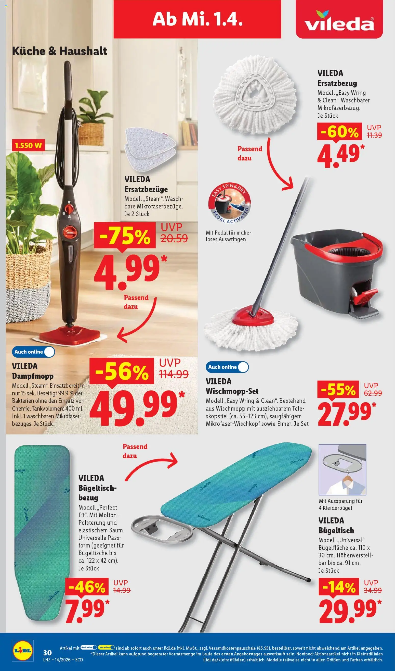 Lidl Prospekt – gültig ab 30.03.2026 | Seite: 54 | Produkte: Küche, Kleiderbügel