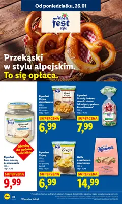 Pogląd oferty "Wafle z nadzieniem orzechowym, 400 g" - ważna od 26.01.2026 | Strona: 36 | Produkty: Chipsy, Kurczak, Wafle, Orzechy