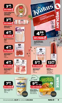 Netto gazetka - Spożywcza od 28.07.2025 | Strona: 9