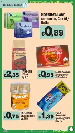 Anteprima del volantino Volantino Primo Prezzo	 valido a partire dal 16.10.2025 | Pagina: 23 | Prodotti: Fazzoletti, Barbecue